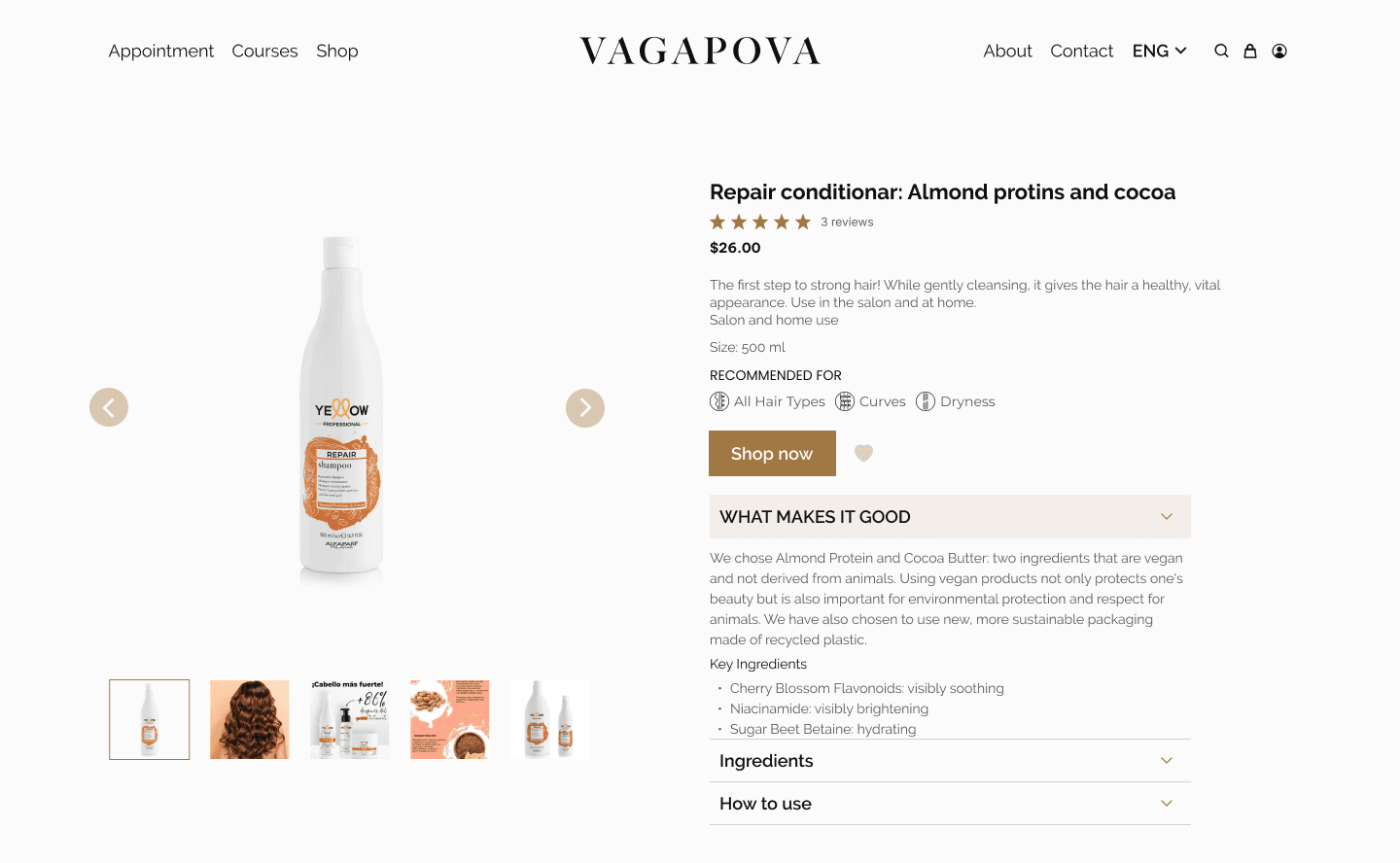 Vagapova — project visual 2