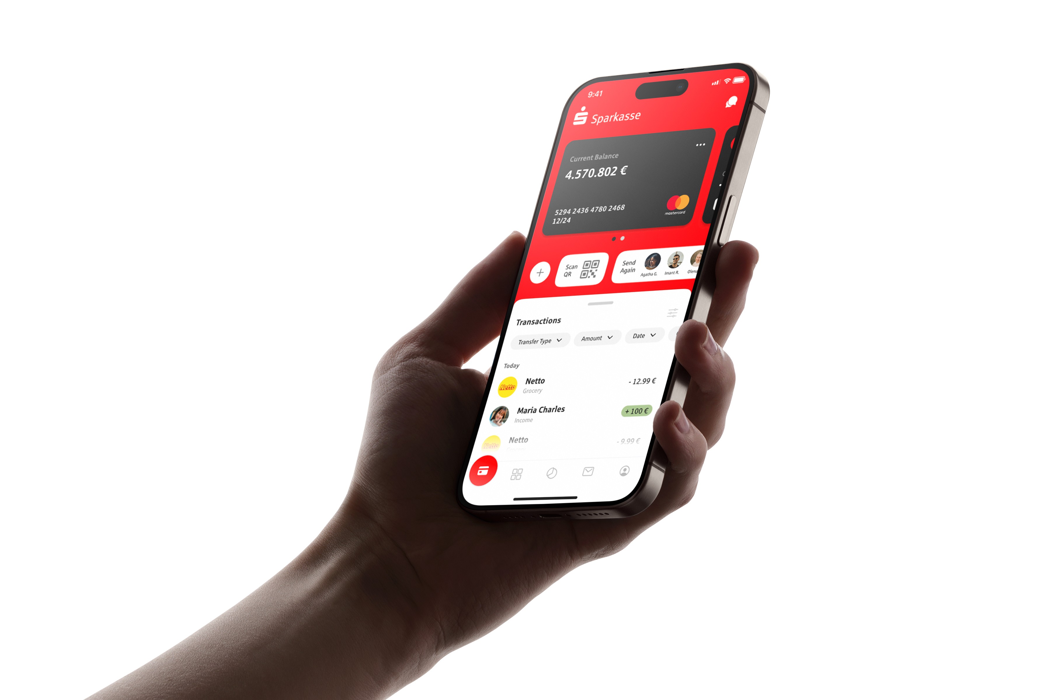 Sparkasse app redesign — project visual 2